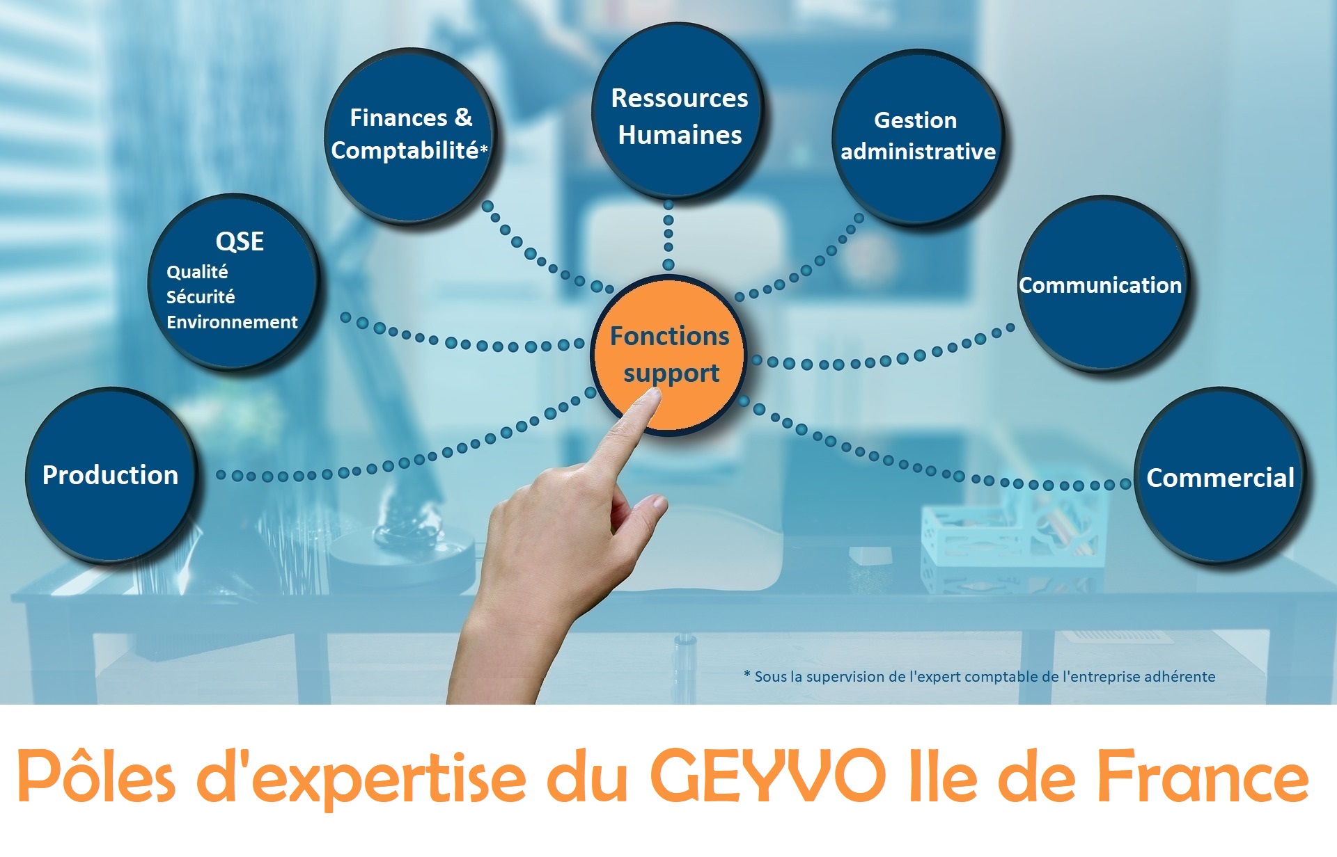 Pôles d'expertise du GEYVO Ile de France