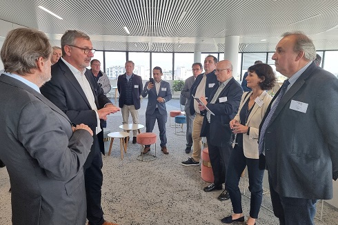 Visite bureaux ATENOR avec le MEDEF et GEYVO IDF