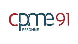 Logo CPME Essonne, association adhérente du GEYVO ILE DE FRANCE pour du recrutement en temps partagé partiel
