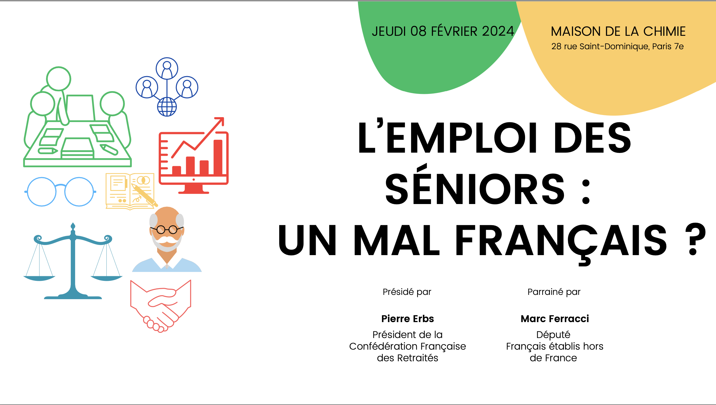 Colloque emploi des seniors - 08 février 2024