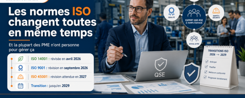 Illustration de l'article du GEYVO "les normes ISO changent tout le temps"